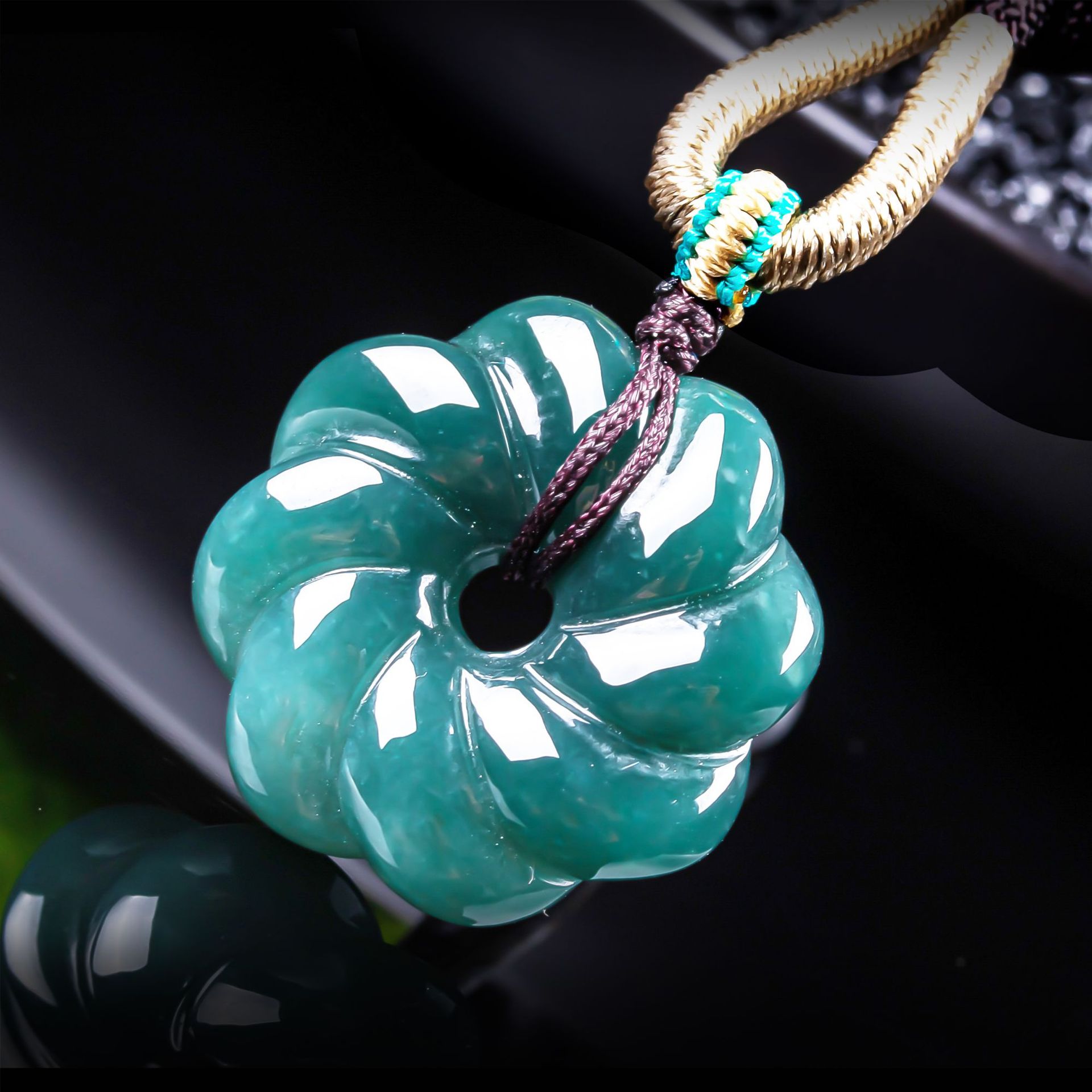 Women Fashion Necklace - Collar con Colgante de Flor de