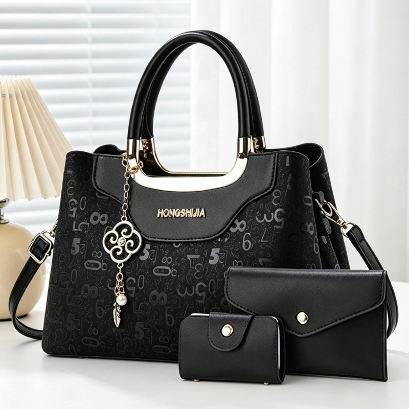 Women Fashion Handbags - Conjunto de 3 Bolsos de Mano