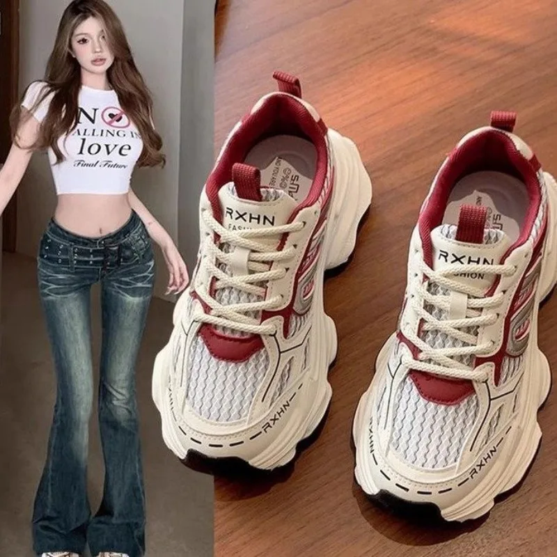 Women'S Fashion Tennis Shoes - Zapatillas de deporte con plataforma para