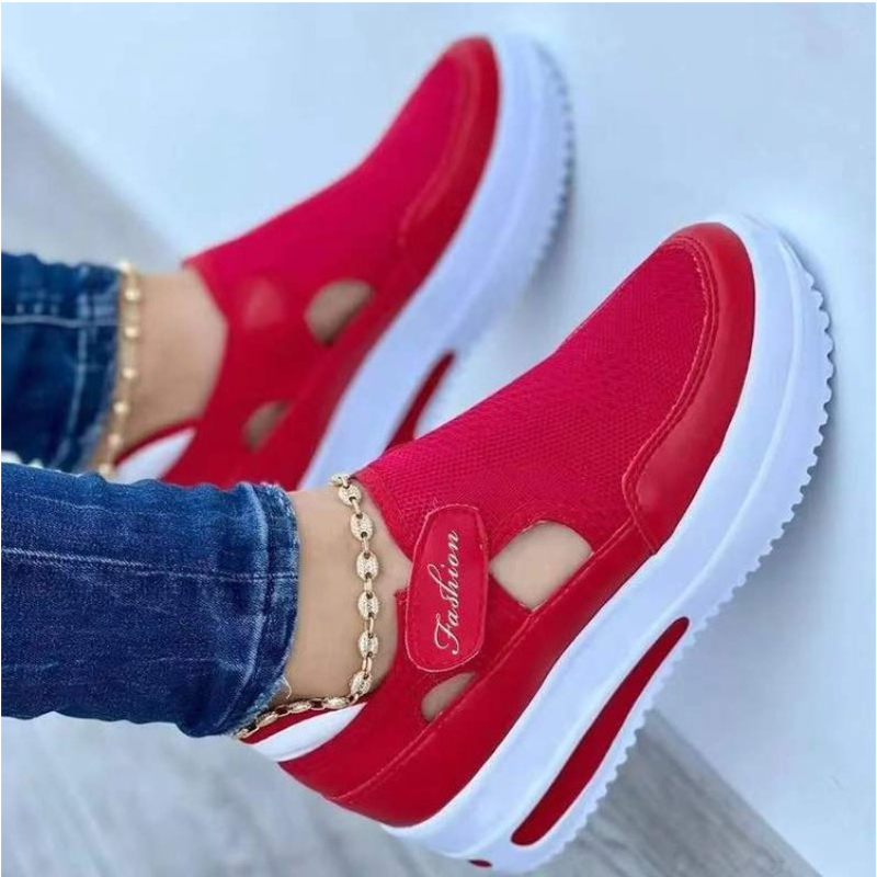 Women'S Fashion Tennis Shoes - Zapatillas Deportivas Rojas para Mujer 2026,