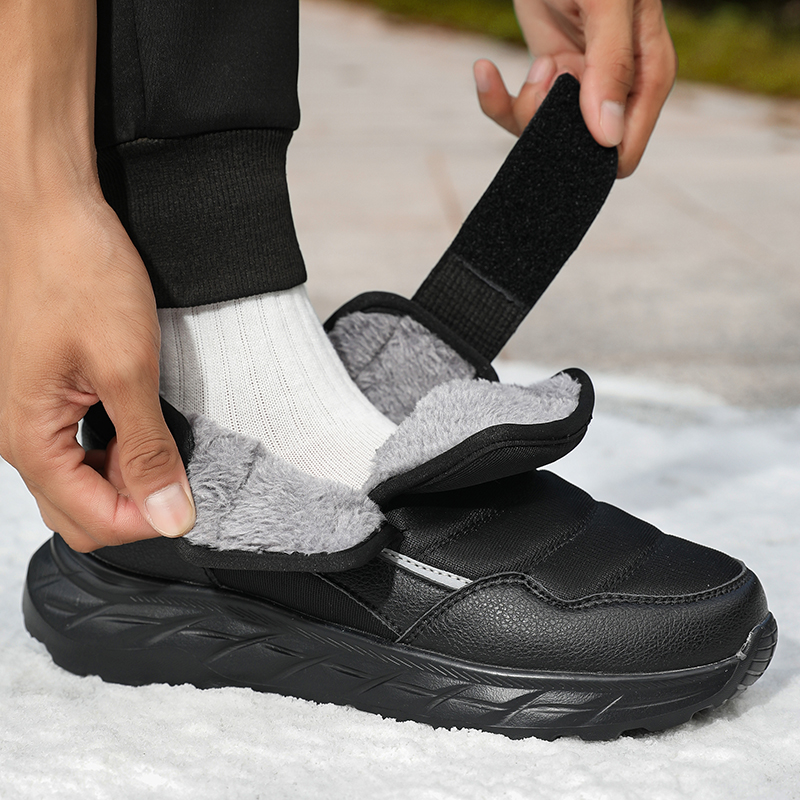 Women'S Fashion Velcro Sneakers - Zapatillas de deporte informales con forro