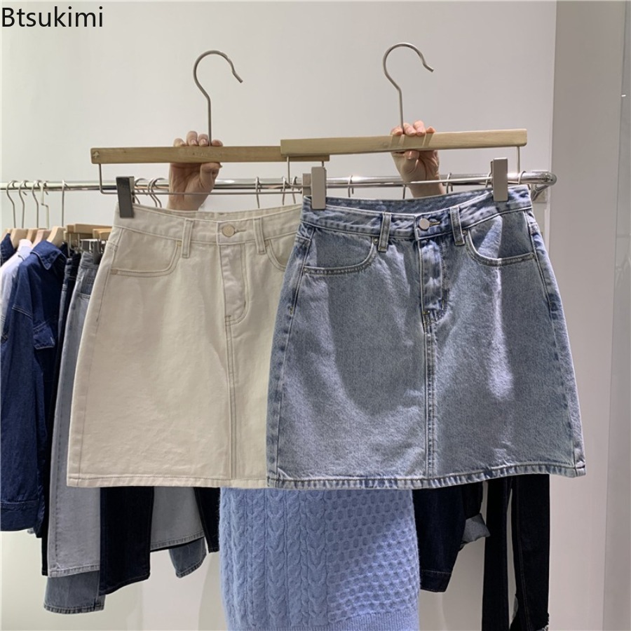 Women Fashion Jeans - Falda Corta de Mezclilla Nueva de
