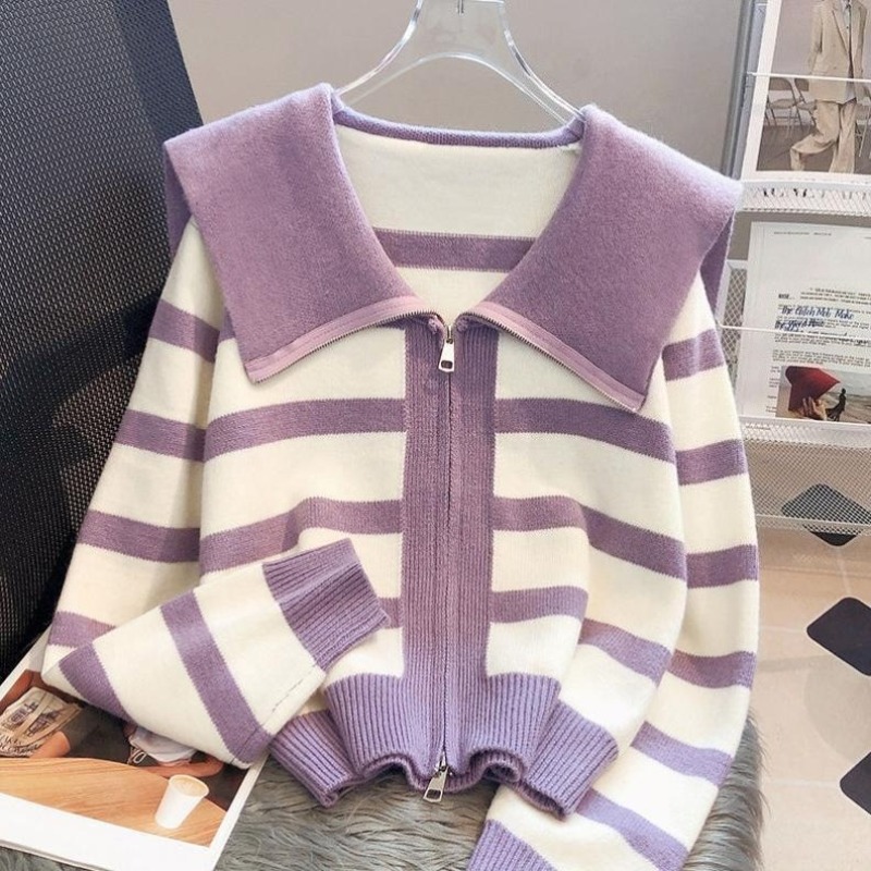 Women'S Fashion Trends Fall 2025 - Cárdigan a rayas para mujer, Vintage,