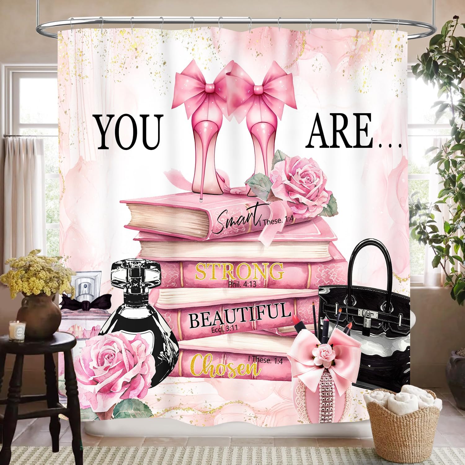 Women'S Fashion Magazines - Cortina de Ducha Moderna para Mujer,