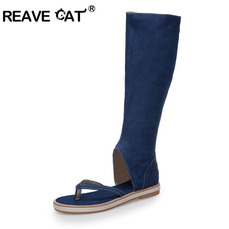 Women Fashion Jeans - REAVE CAT zapatos sandalias con clip