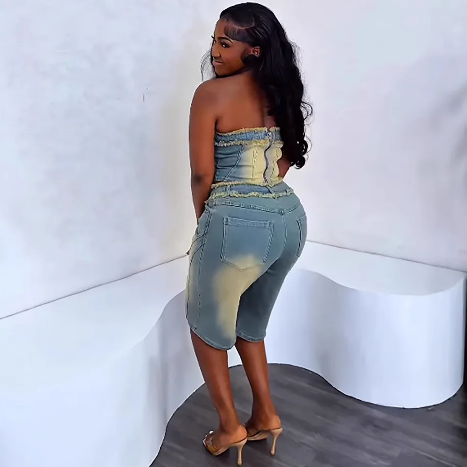 Women Fashion Jeans - Trajes de mezclilla para mujeres europeas