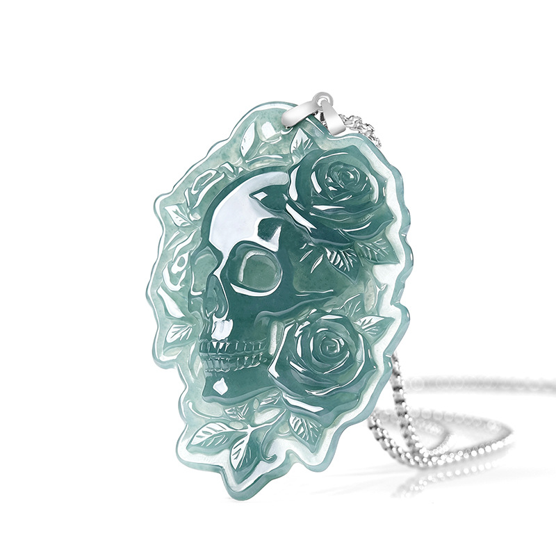 Women Fashion Necklace - Collar con Colgante de Calavera de