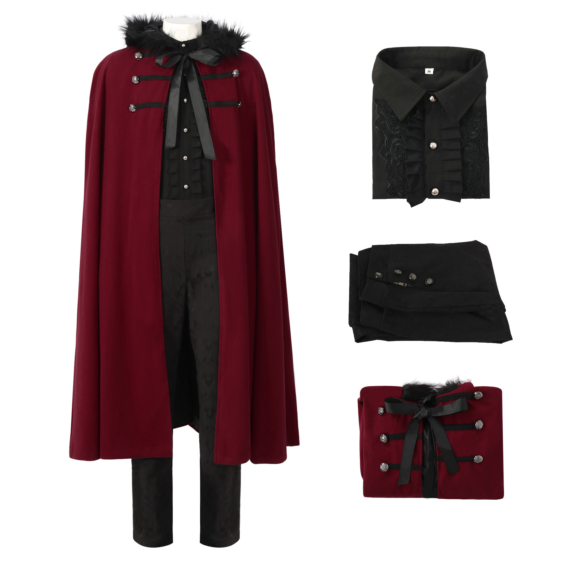 Women'S Fashion Victorian Era - Conjunto de Chaqueta y Vestido Estilo