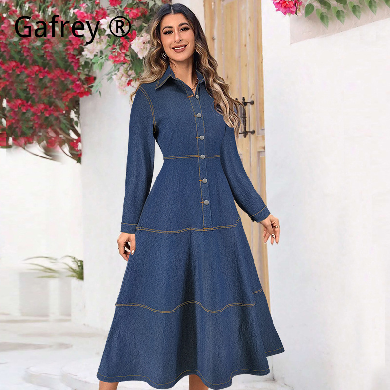 Nuevo Vestido Camisero Vaquero - Women Fashion Jeans reseña y precio