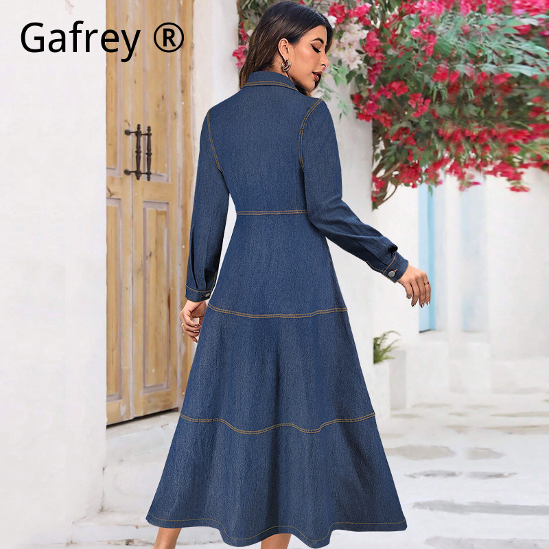 Nuevo Vestido Camisero Vaquero - Women Fashion Jeans reseña y precio