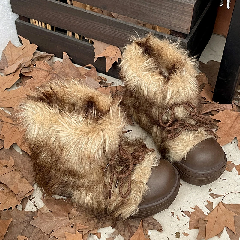 Botas de nieve de felpa con pu - Women'S Young Fashion reseña y precio