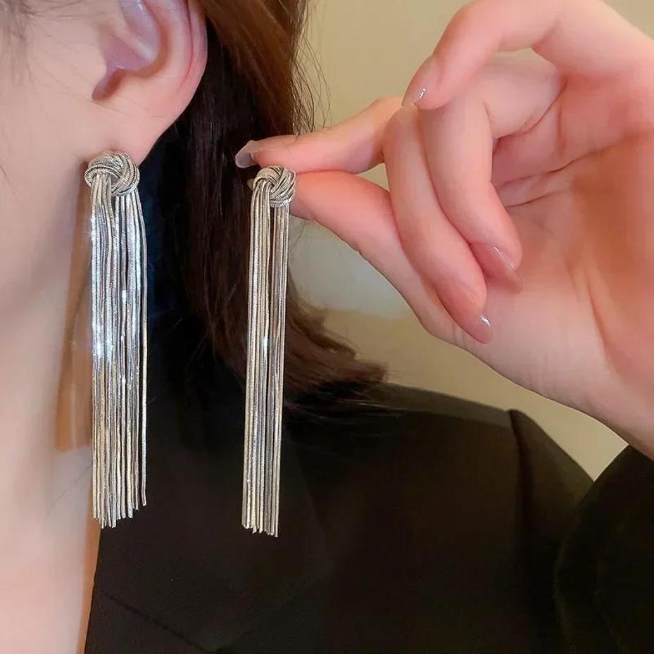 Pendientes de borla anudados c - Women'S Fashion Magazines reseña y precio