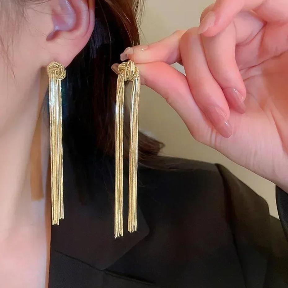 Pendientes de borla anudados c - Women'S Fashion Magazines reseña y precio