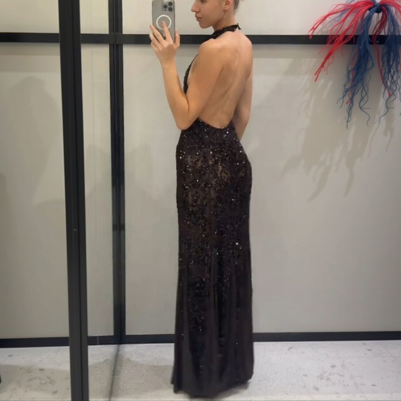 Elegante Vestido Largo de Lent - Women Fashion Gown reseña y precio