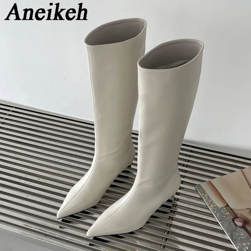 Aneikeh 2026 moda Sexy tacones - Women'S Fashion Knee High Boots reseña y precio