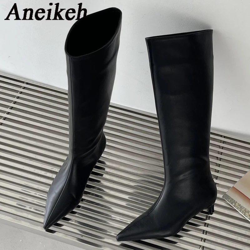 Aneikeh 2026 moda Sexy tacones - Women'S Fashion Knee High Boots reseña y precio