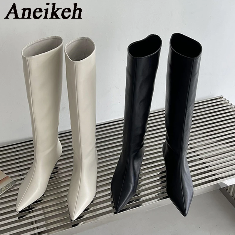 Aneikeh 2026 moda Sexy tacones - Women'S Fashion Knee High Boots reseña y precio