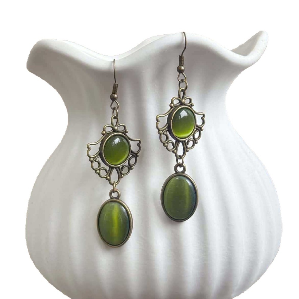 Pendientes Colgantes de Encaje - Women'S Fashion Victorian Era reseña y precio