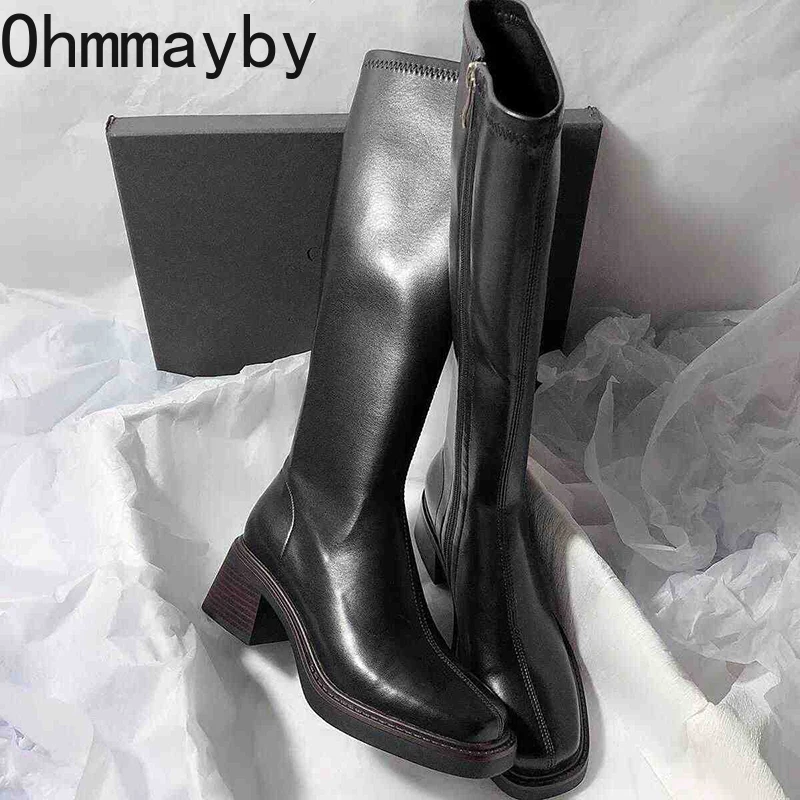 Botas hasta la rodilla De tacó - Women'S Fashion Knee High Boots reseña y precio