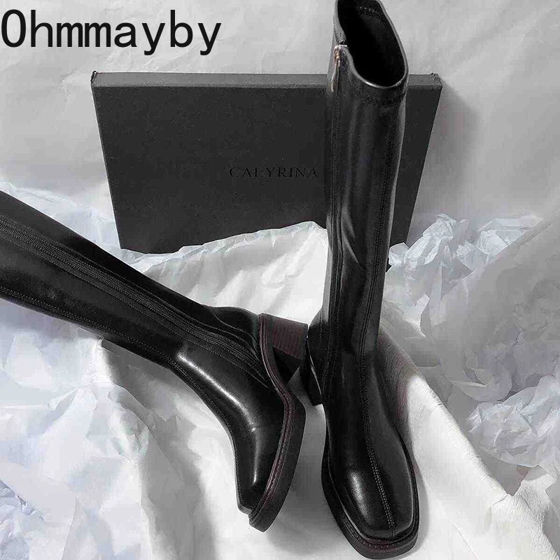Botas hasta la rodilla De tacó - Women'S Fashion Knee High Boots reseña y precio
