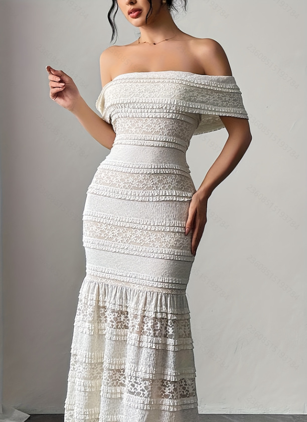 Vestido de encaje de un solo h - Women Fashion Dress Names reseña y precio