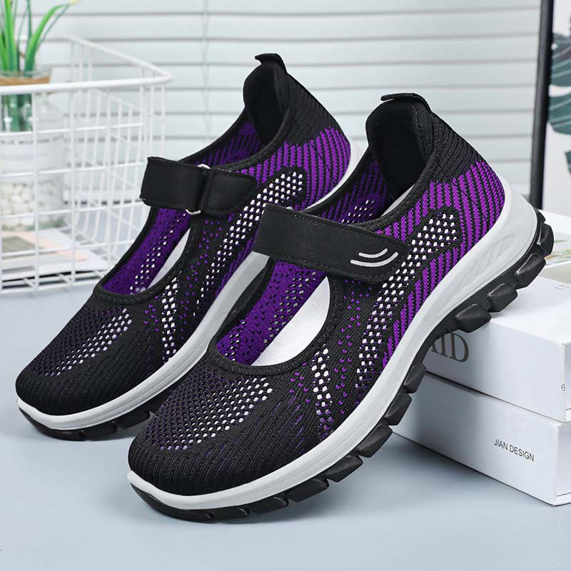 Zapatillas deportivas de malla - Women'S Fashion Velcro Sneakers reseña y precio