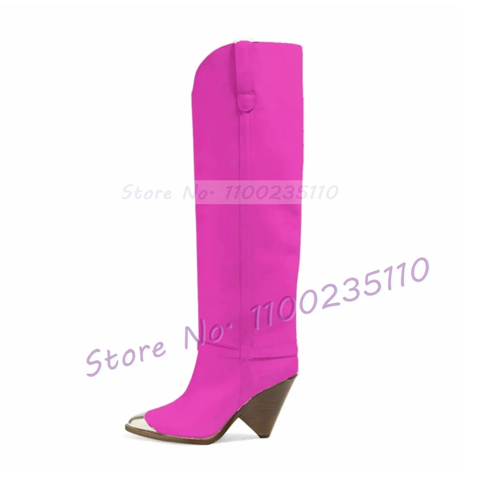 Botas hasta la rodilla con pun - Women'S Fashion Knee High Boots reseña y precio