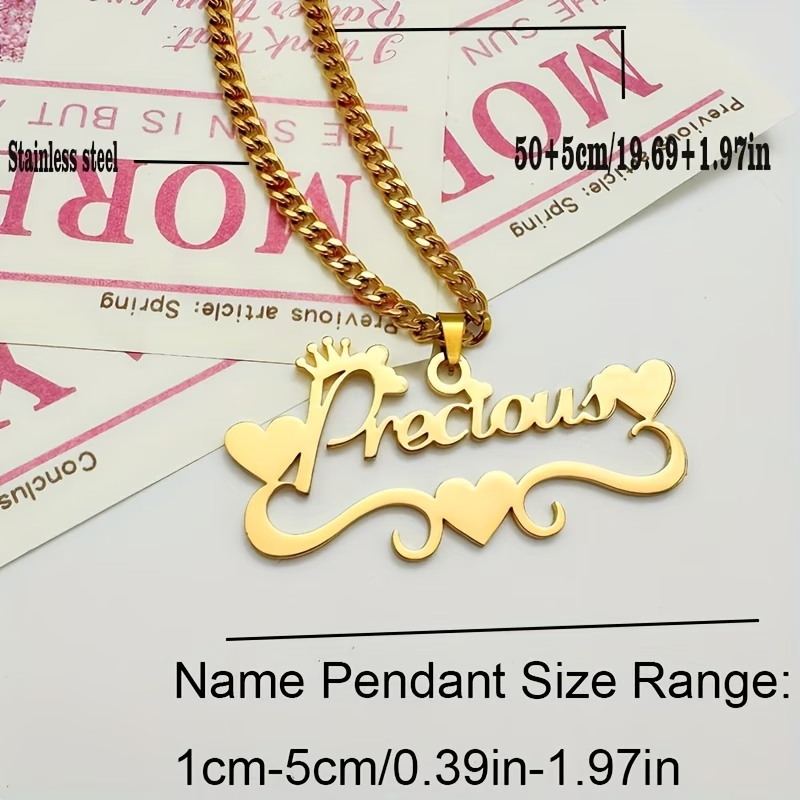 Collar con Nombre Personalizad - Women Fashion Name Ideas reseña y precio