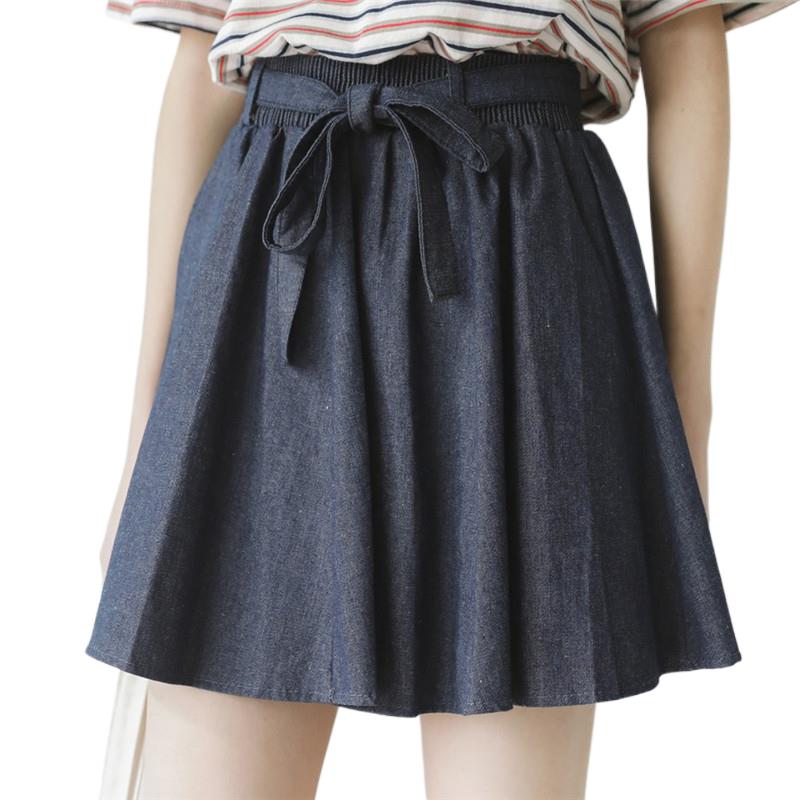 Falda vaquera informal a la mo - Women Fashion Jeans reseña y precio