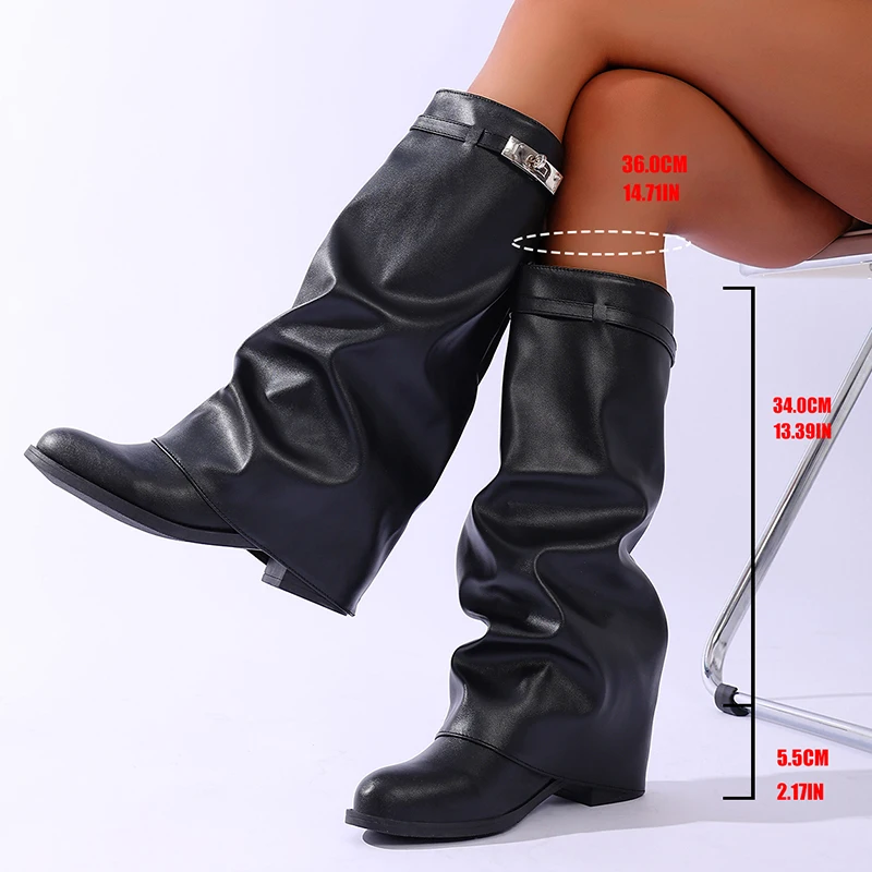 Botas hasta la rodilla de cuer - Women'S Fashion Knee High Boots reseña y precio