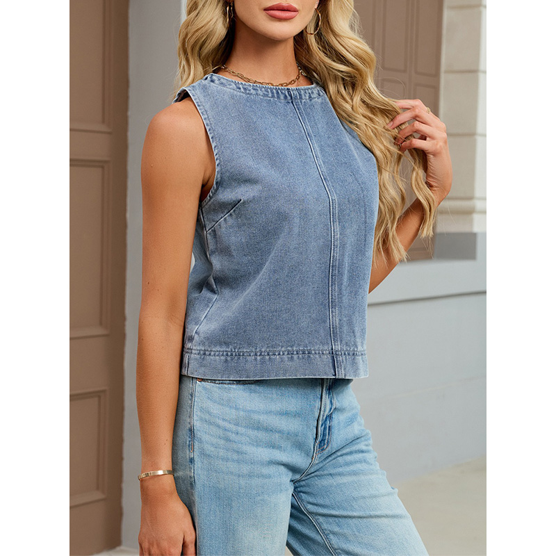 Chaleco Vaquero Casual de Cuel - Women Fashion Jeans reseña y precio