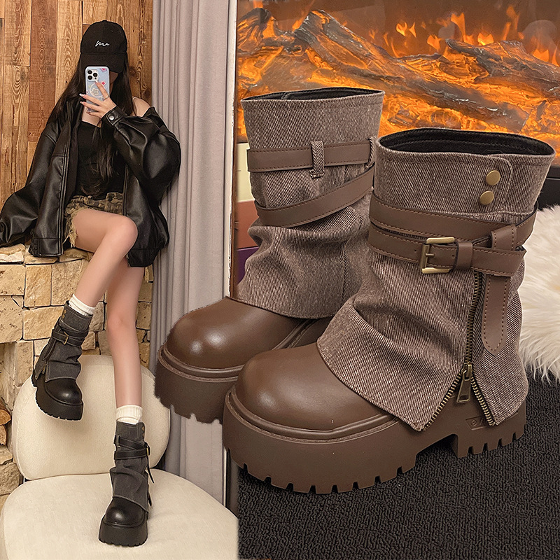 Botines para Mujer, Estilo Vaq - Women'S Fashion Designer Clothes reseña y precio