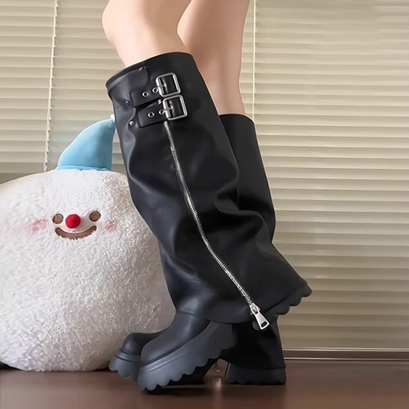 Botas hasta la rodilla con sue - Women'S Fashion Knee High Boots reseña y precio