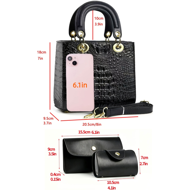 Conjunto de 3 piezas de bolsos - Women Fashion Handbags reseña y precio