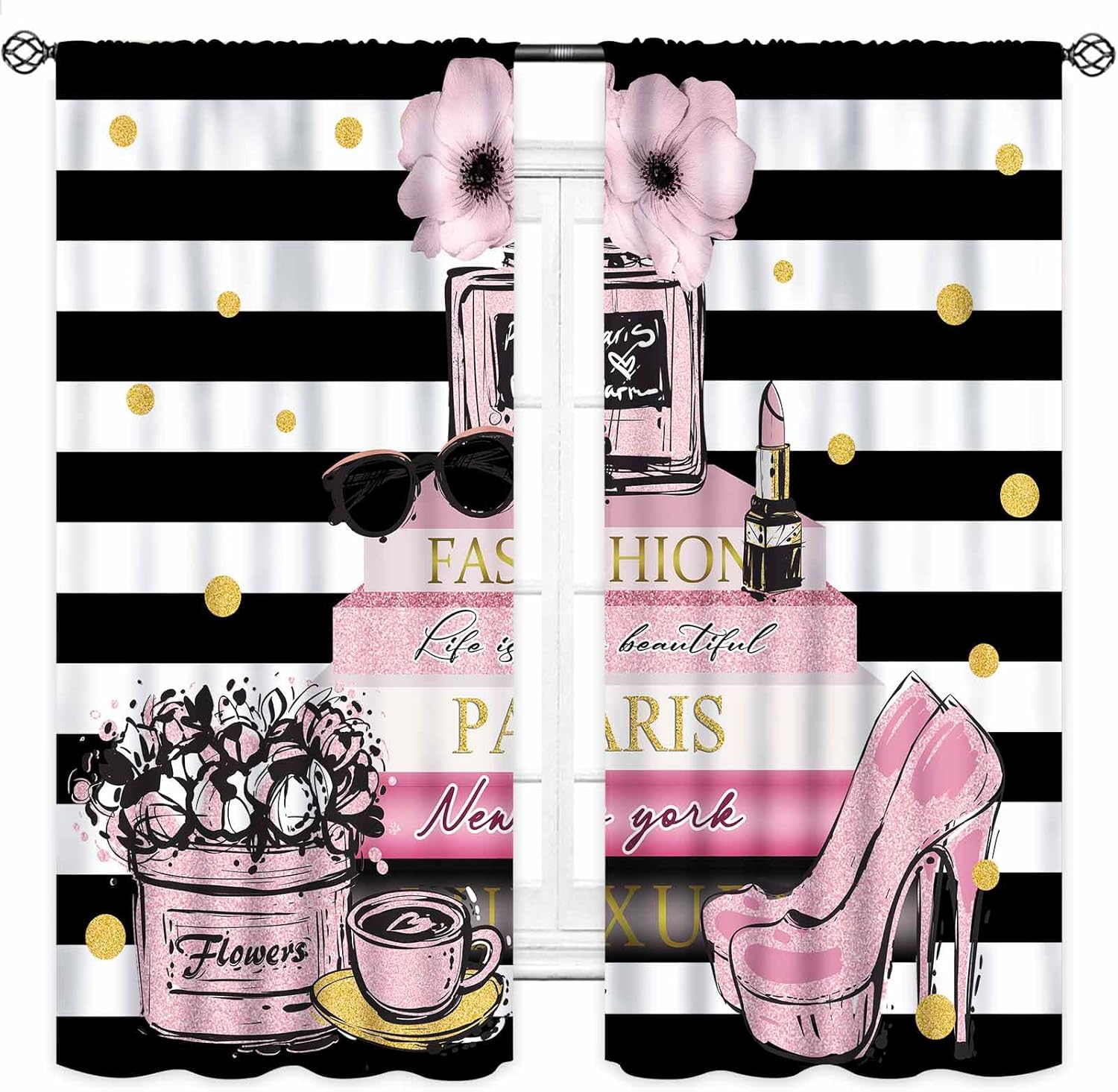 Cortina Rosa de Moda para Dorm - Women'S Fashion Magazines reseña y precio