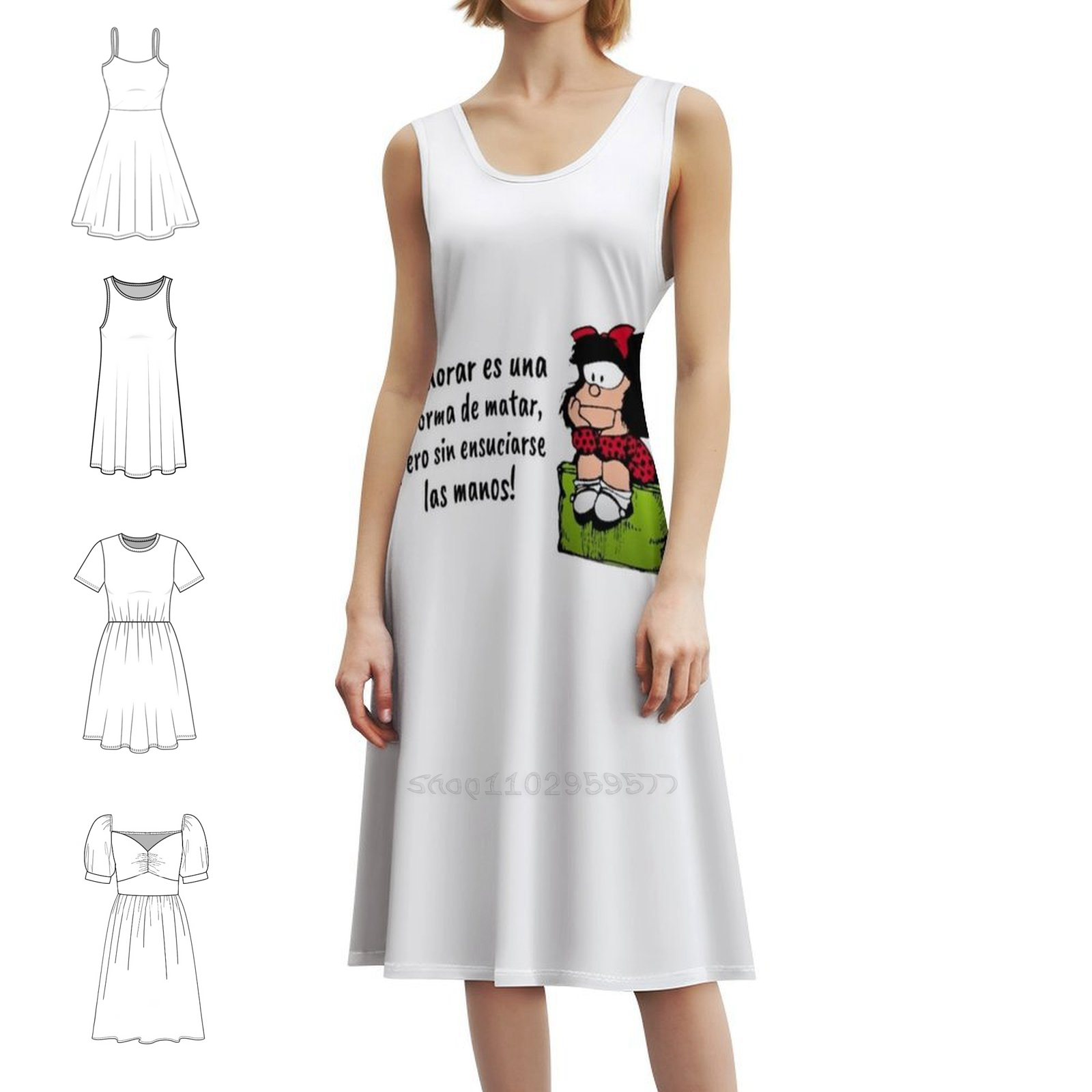 Vestido bohemio Chic con citas - Women Fashion Gown reseña y precio
