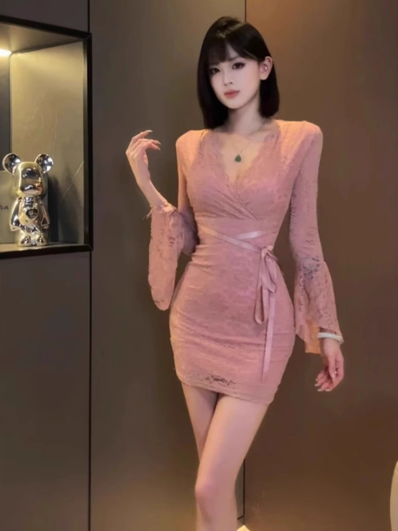 Vestido Sexy de encaje con man - Women Fashion Dress Names reseña y precio