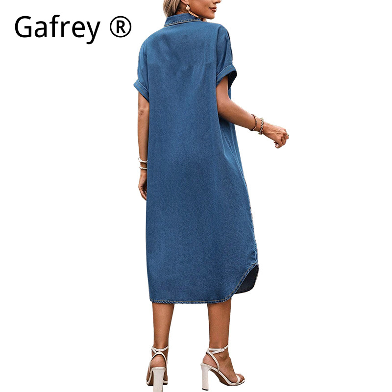 Vestido vaquero de talla grand - Women Fashion Jeans reseña y precio