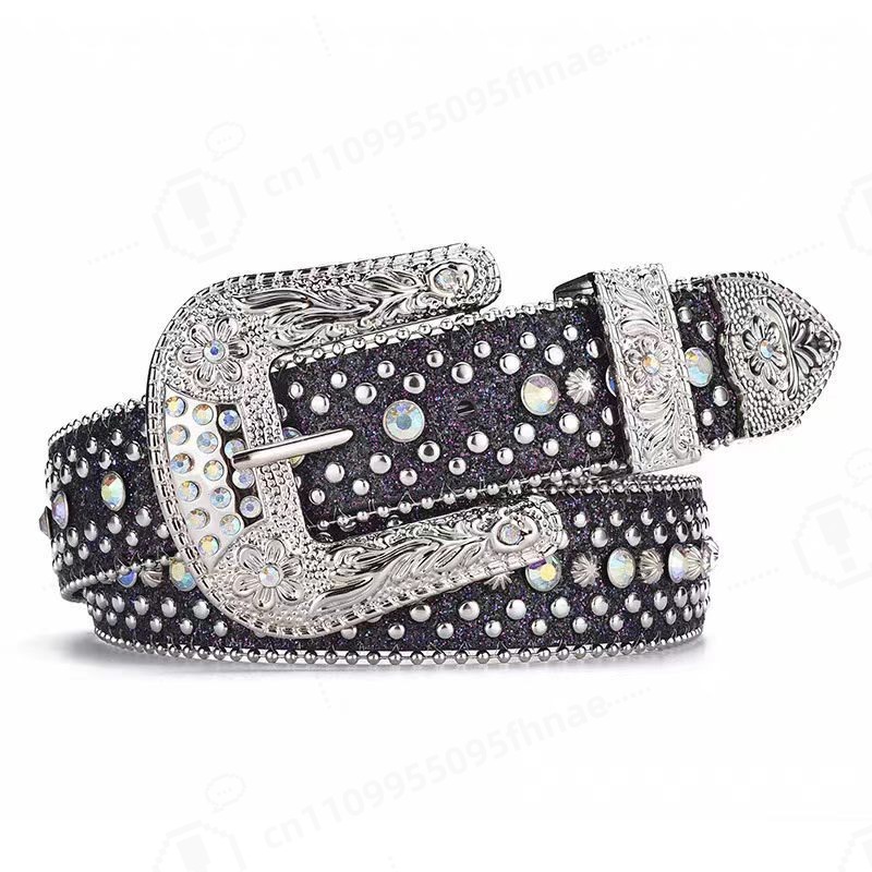 Cinturón de diamantes de imita - Women Fashion Jeans reseña y precio