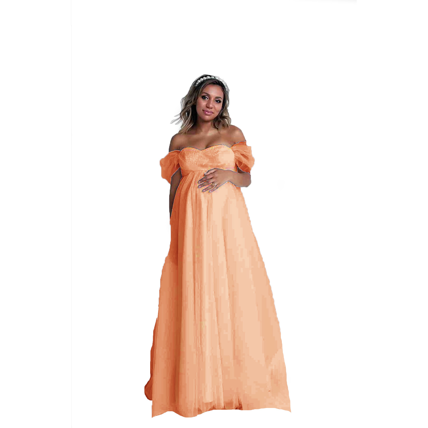 Vestido de maternidad sin tira - Women Fashion Photoshoot reseña y precio