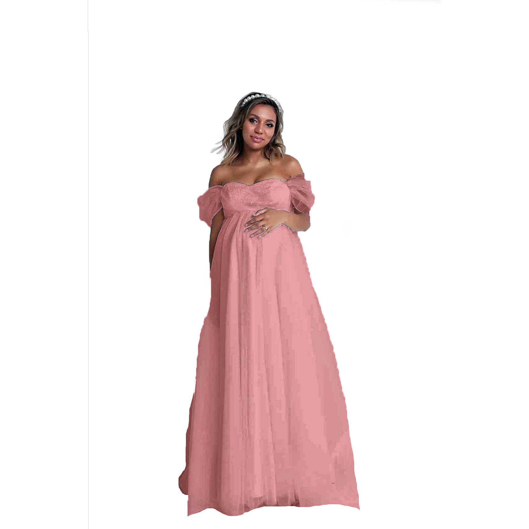Vestido de maternidad sin tira - Women Fashion Photoshoot reseña y precio