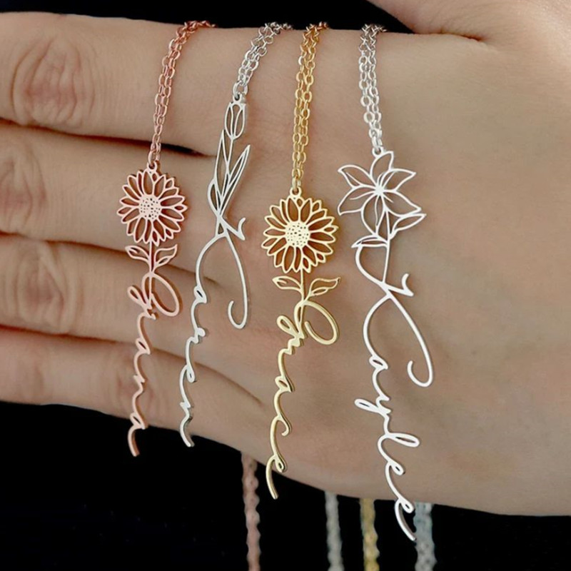 Collar con letra de nombre par - Women Fashion Name Ideas reseña y precio