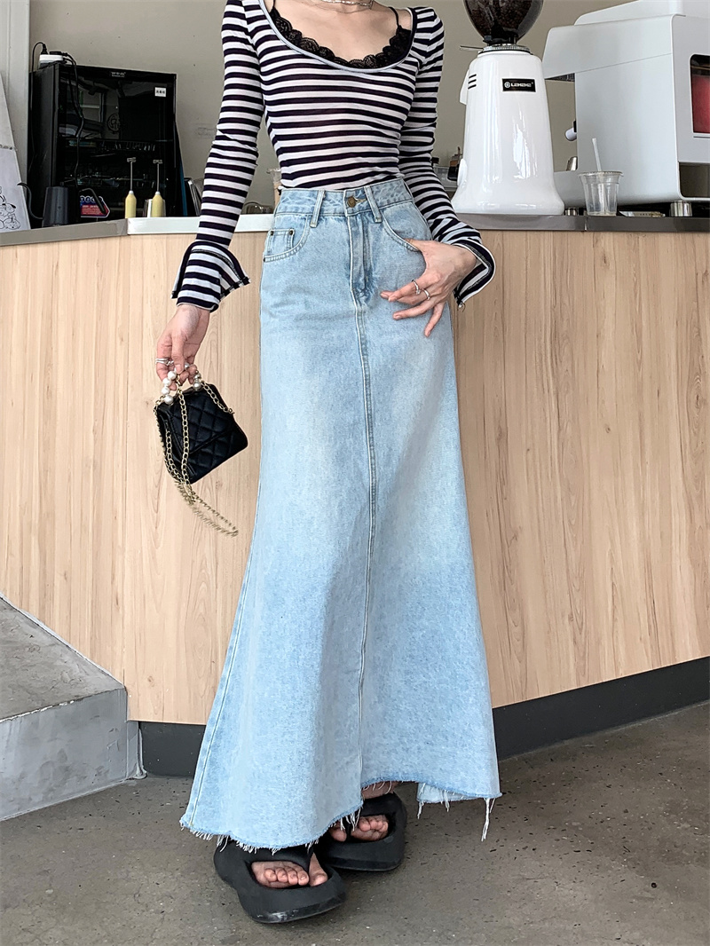 Falda de mezclilla Y2K para mu - Women Fashion Jeans reseña y precio