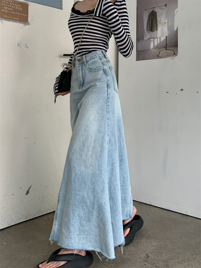 Falda de mezclilla Y2K para mu - Women Fashion Jeans reseña y precio