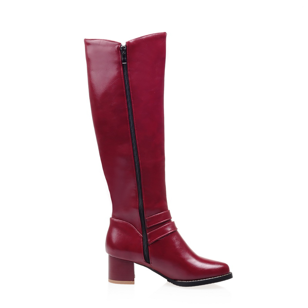 Botas de motocicleta hasta la  - Women'S Fashion Knee High Boots reseña y precio