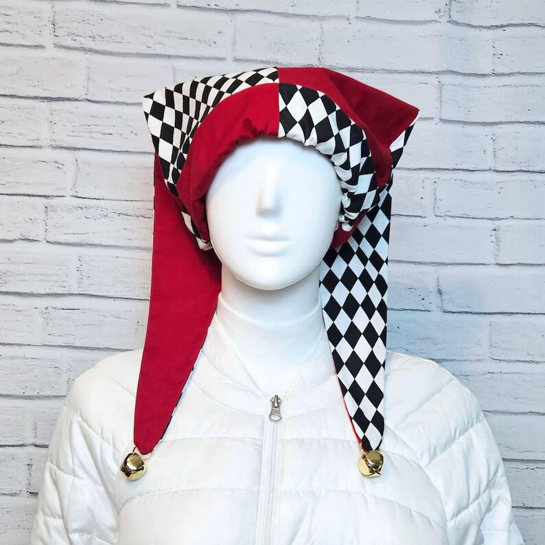 Sombrero de disfraz de bufón c - Women'S Fashion Hats reseña y precio