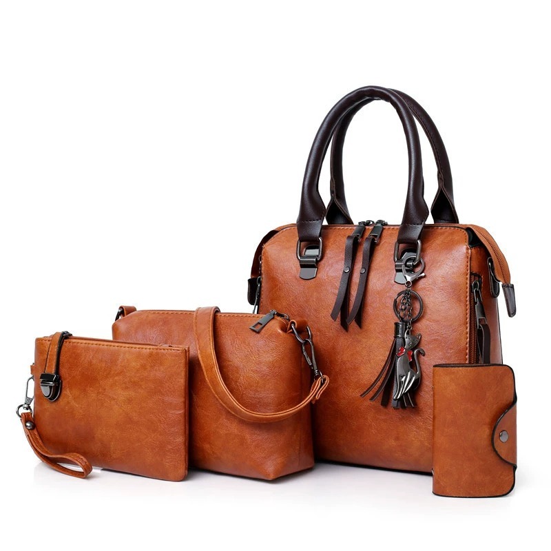 Juego de 4 Bolsos de Color Sól - Women Fashion Handbags reseña y precio