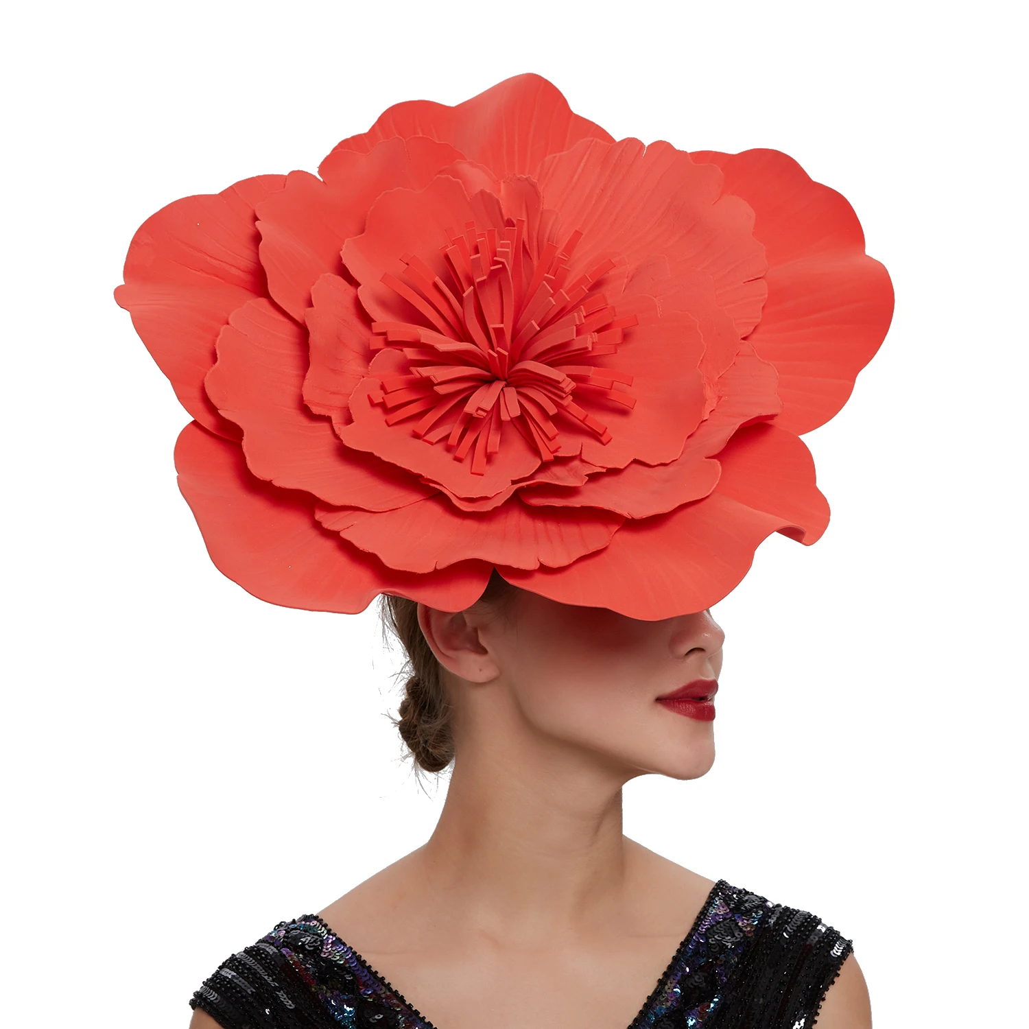 Diadema grande con flores para - Women Fashion Photoshoot reseña y precio